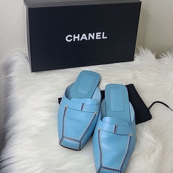💯 Authentic Chanel Mule Size 37 🍀 - Picture 12 of 16
